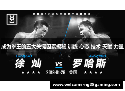 成为拳王的五大关键因素揭秘 训练 心态 技术 天赋 力量